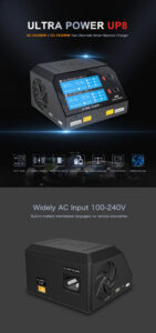 China Moneypro MUP8 600W Dual Channels Battery Charger Ultra Power Charger