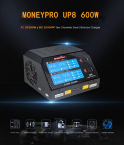 China Moneypro UP8 600W Dual Channels Battery Charger Ultra Power Charger