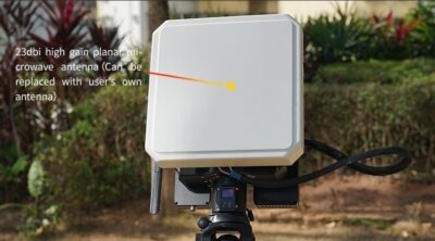 China Moneypro TA02 Tracking Antenna with Continous Pan