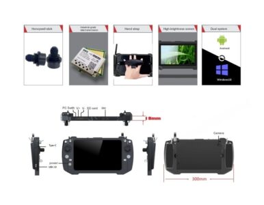 China Moneypro M21 RC hand ground station 8inch screen