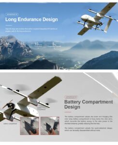 China Moneypro M460 Satellite Communication UAV Hybrid VTOL with 4.6m Wingspan