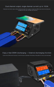 China Moneypro MUP8 600W Dual Channels Battery Charger Ultra Power Charger