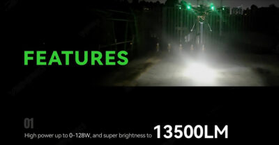 China Moneypro M4 PRO Airborne Pan Tilt Searchlight Multi-rotor Searchlight