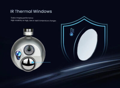 China Moneypro M30TR-1575 Precision Vision Redefining Optical and Thermal Imaging Triple Sensors Al Object Tracking Gimbal Camera