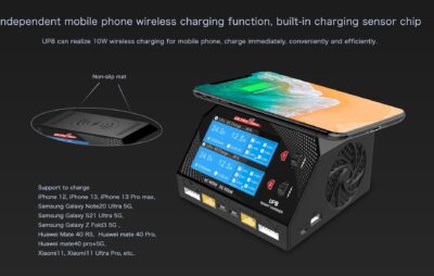 China Moneypro UP8 600W Dual Channels Battery Charger Ultra Power Charger