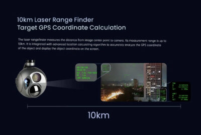 China Moneypro M30TR-1575 Precision Vision Redefining Optical and Thermal Imaging Triple Sensors Al Object Tracking Gimbal Camera