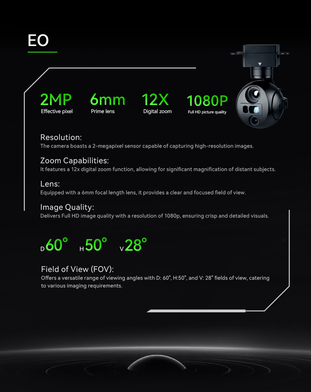 China Moneypro M609R Ultra-Compact Lightest Triple-Sensor 3-Axis EO/IR & LRF Gimbal Camera