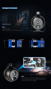 China Moneypro M10TPro 10x Dual Sensor Light Weight AI Tracking Camera
