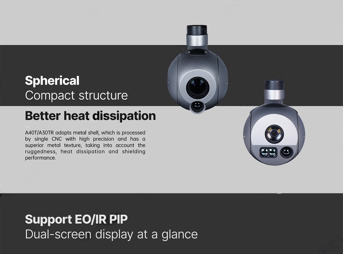 China Moneypro M40T/M30TR 30x/40x Optical Zoom Dual-sensor AI Camera with LRF