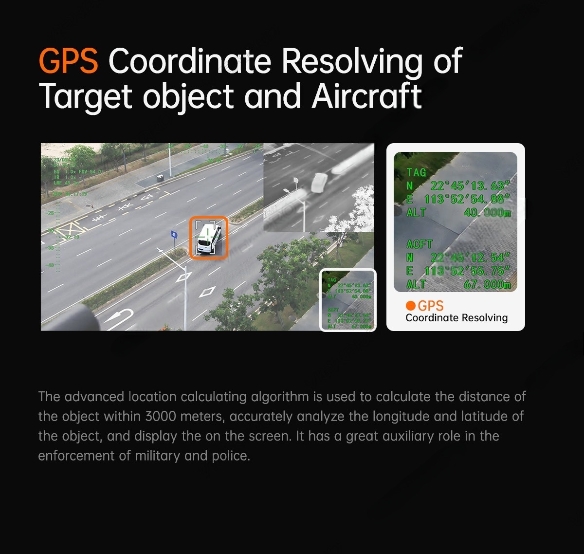 China Moneypro M40TPro AI-Tracking 40X Object Identification and Tracking Camera with 3-axis Gimbal
