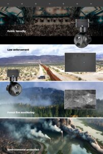 China Moneypro M609 3-Axis Micro Prime Lens EO/IR AI Tracking Gimbal Camera