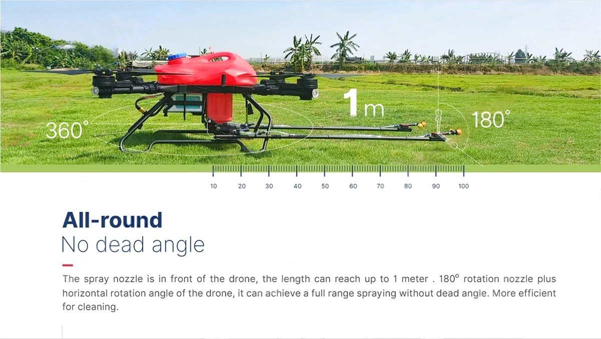 China Moneypro M150-22 180degree Rotating Nozzle Direct Spray Cleaning UAV