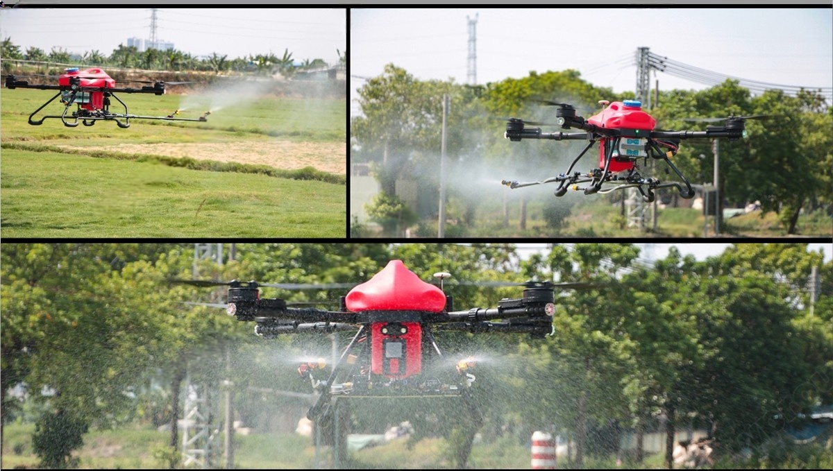China Moneypro M150-22 180degree Rotating Nozzle Direct Spray Cleaning UAV