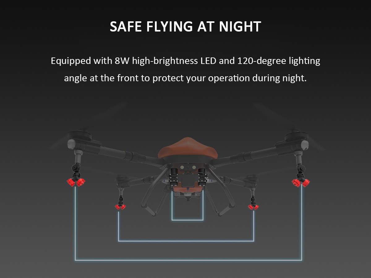 China Moneypro M150-16L Pure Electric Agricultural Plant Protection Drone with Radar Altitude and Ranging