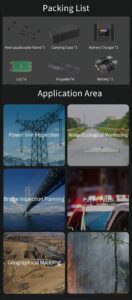 China Moneypro M125 Industry Application Drone Quadcopter