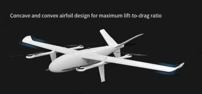 China Moneypro M350 Large Wheelbase Electric VTOL Drone Max 10kg Payload UAV Platform