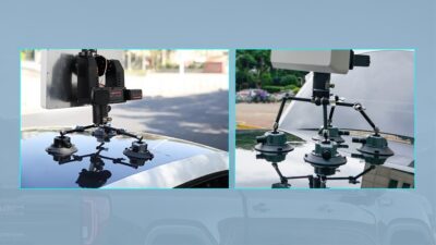 China Moneypro M02 Drone Antenna Holder for Car Rooftop with Suction Cups