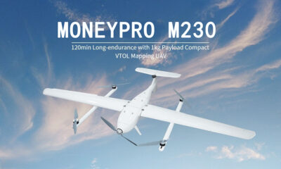 China Moneypro M230 2.5hrs Long-endurance with 1kg Payload Compact VTOL Mapping UAV