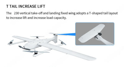 China Moneypro M230 2.5hrs Long-endurance with 1kg Payload Compact VTOL Mapping UAV
