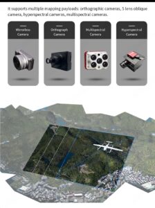 China Moneypro M230 2.5hrs Long-endurance with 1kg Payload Compact VTOL Mapping UAV