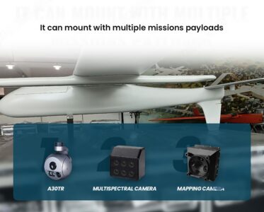 China Moneypro M360 VTOL 4 Hours Flight Time Heavy Lift Cargo Drone