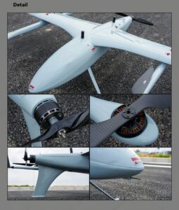 China Moneypro M400 Inverted V-tail Long flight time Electric VTOL 4hrs @ 5kg load