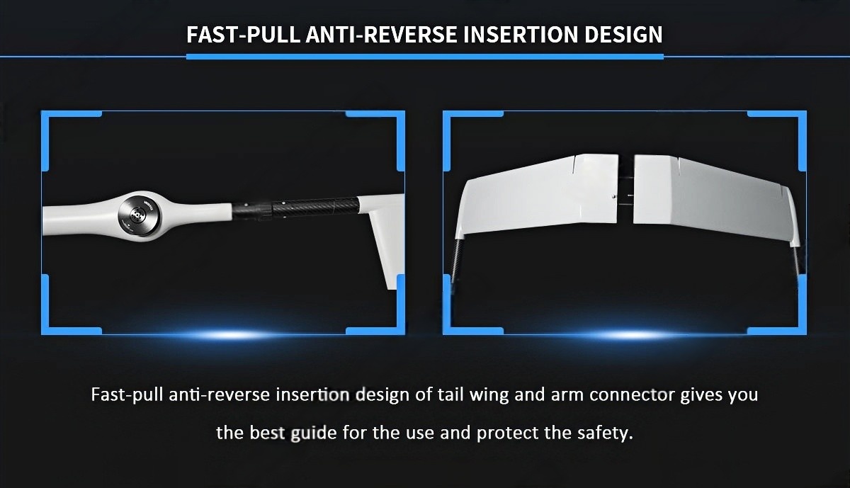 China Moneypro M320 4hrs Long Endurance Electric VTOL Tail-push Airplane