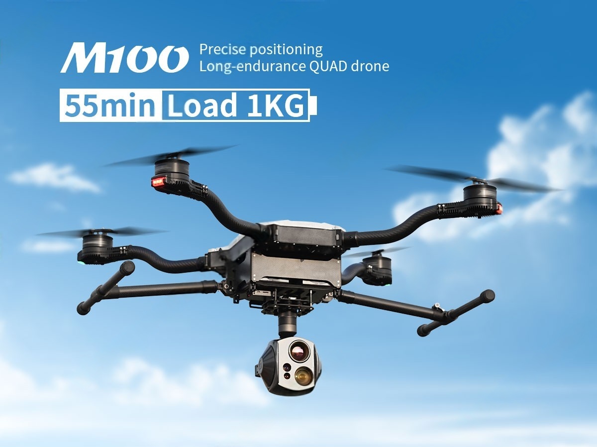 China Moneypro M100 Foldable Quadrotor Drone with 925mm Wheelbase and 70min Flight Time