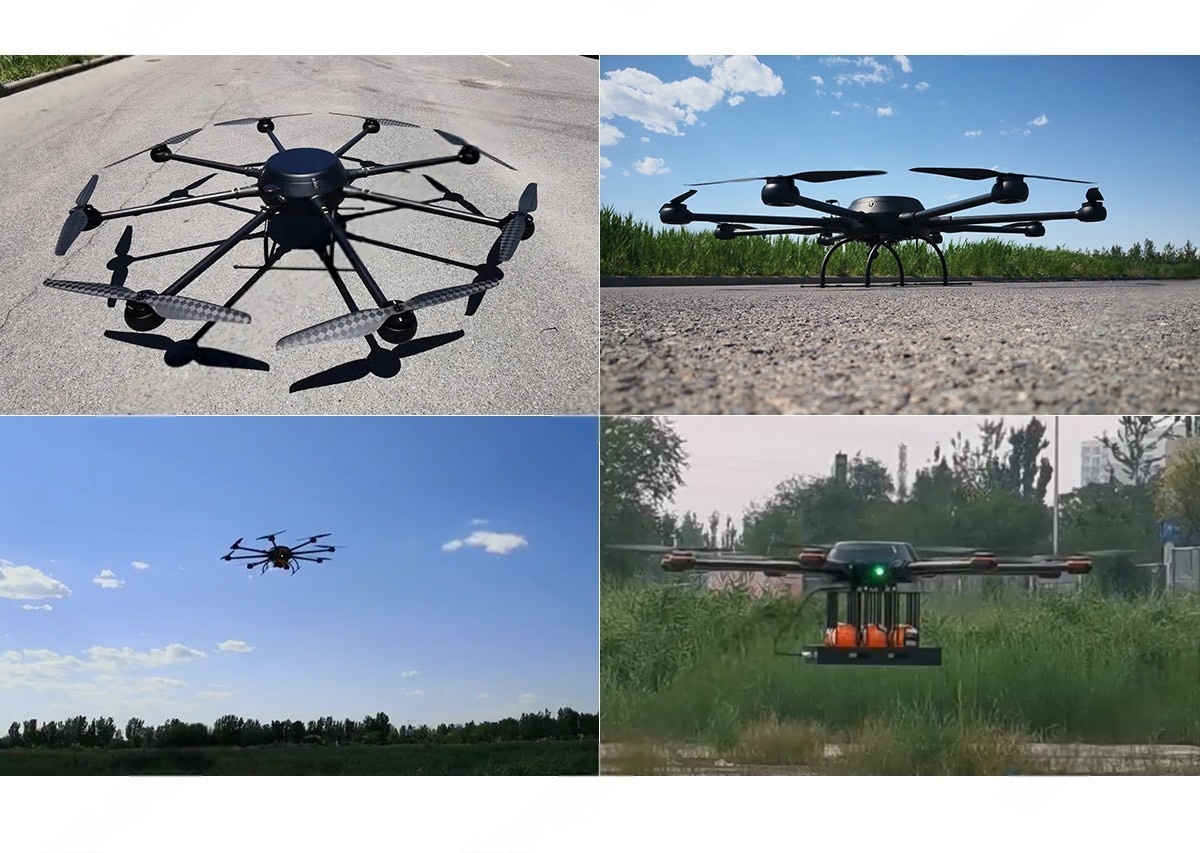 China Moneypro M240 Heavy Lift Octocopter for Logistics Transportation and Firefighting