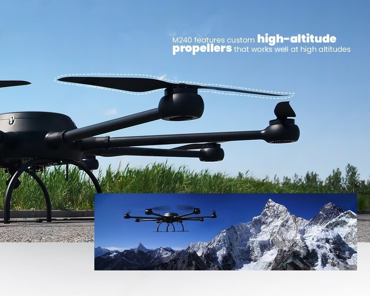 China Moneypro M240 Heavy Lift Octocopter for Logistics Transportation and Firefighting