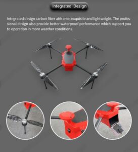 China Moneypro M68 Lightweight Quadrotor Rotary-wing UAV for Air Surveillance