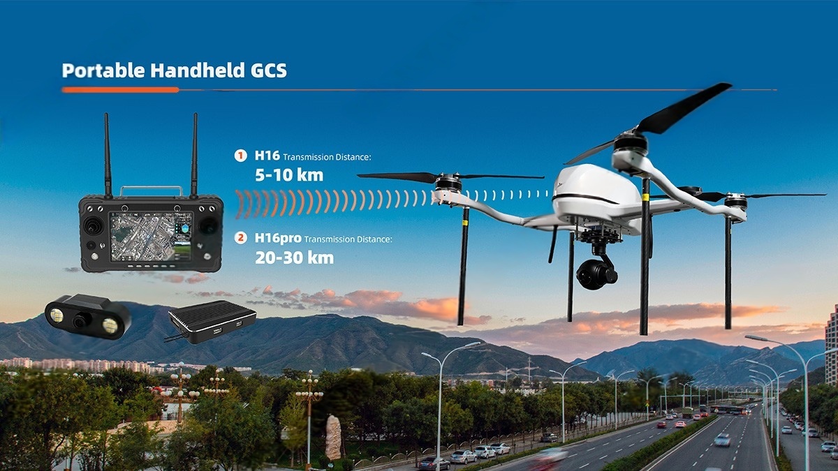 China Moneypro M72 Portable and Long Endurance Quadrotor for Surveillance and Mapping