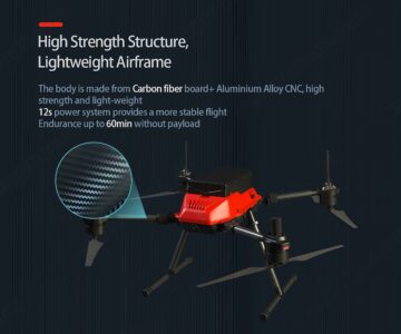 China Moneypro M90 Quadcopter UAV with Intelligent Battery for Inspection and Survey