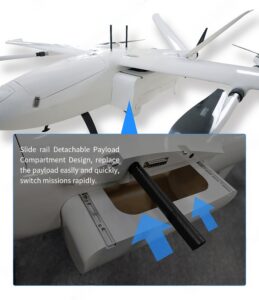 China Moneypro M412 Quick Assembly Battery VTOL Drone in Promotion with 4hrs Flight Time