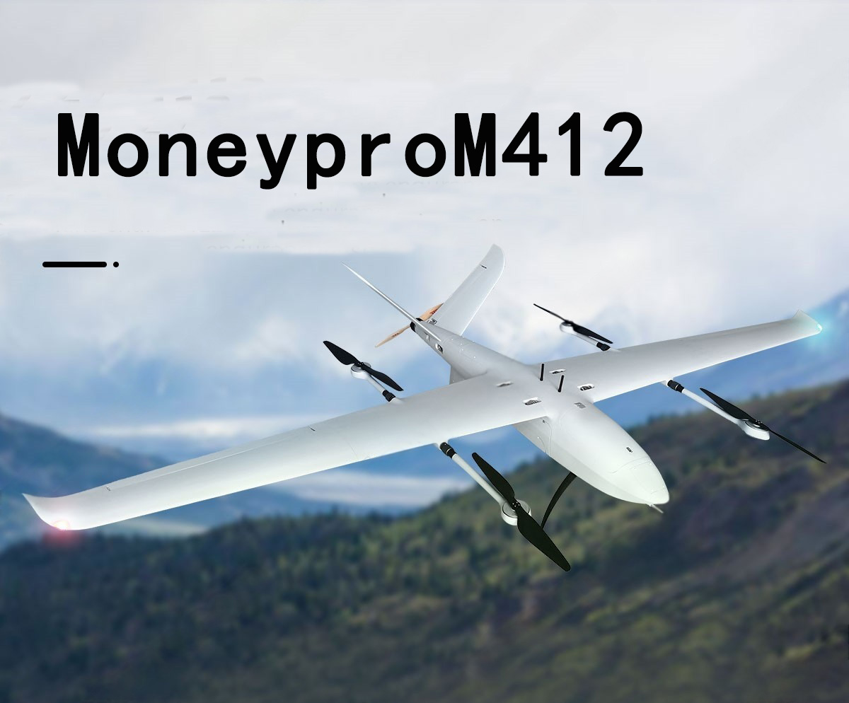 China Moneypro M412 Quick Assembly Battery VTOL Drone in Promotion with 4hrs Flight Time