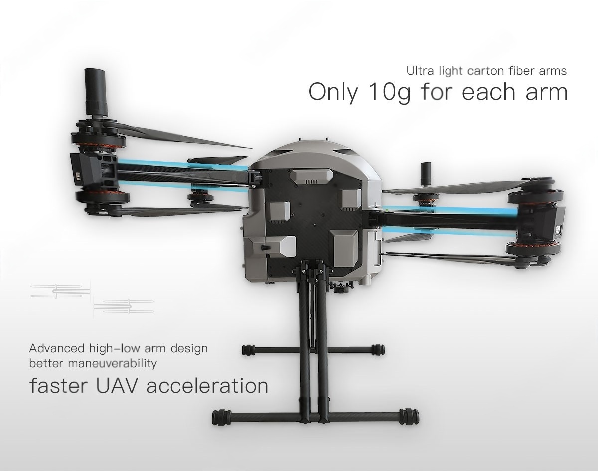 China Moneypro MX8 Coaxial Octocopter Dual Power System 8kg Max Payload Heavy Lift Drone