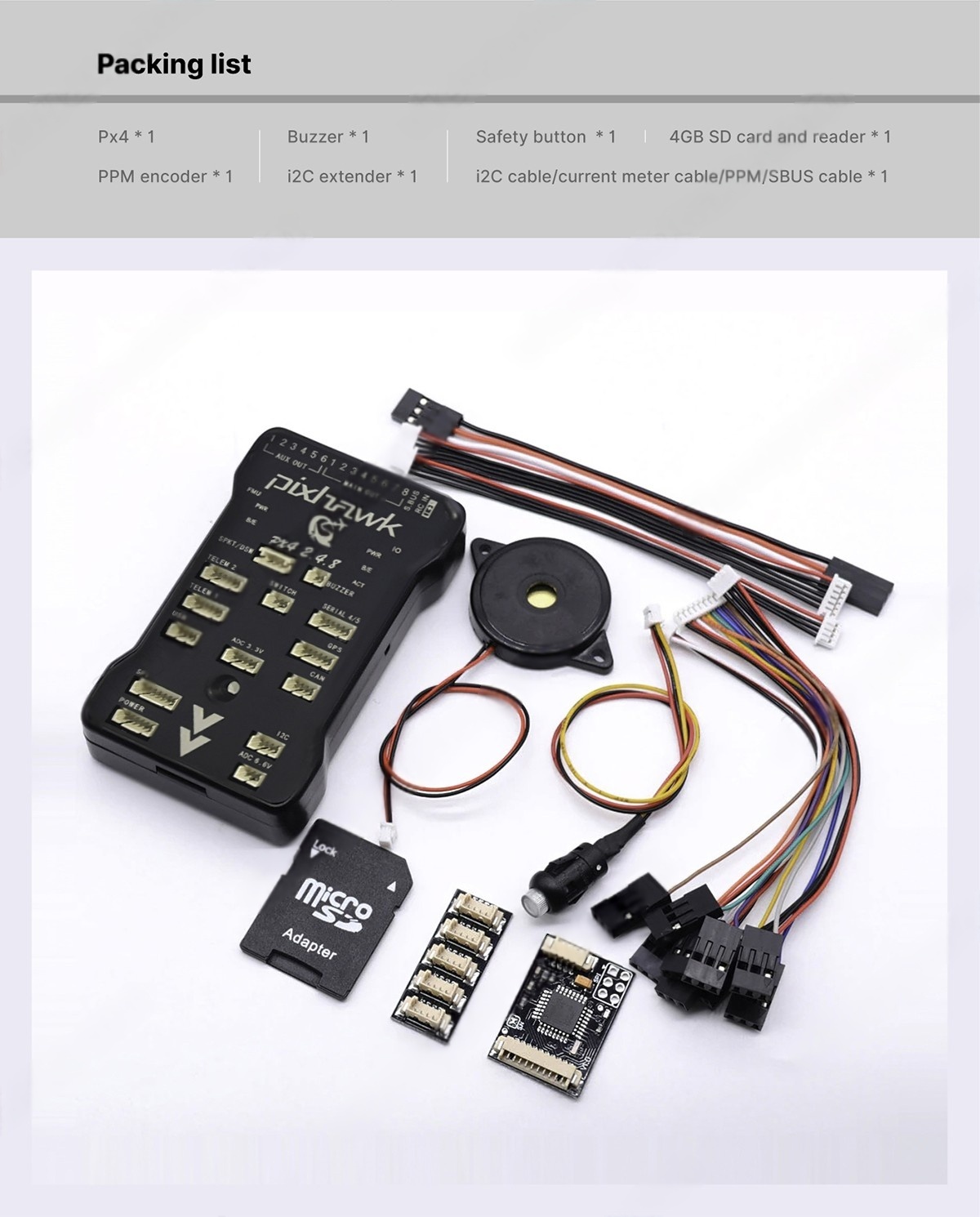 China Moneypro PX4 Autopilot Open Source FC for Drone Developers