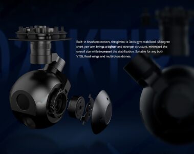 China Moneypro M20KTIR 4K Camera 20x Continuous Optical Zoom EO-IR Dual-sensor Tracking Camera Payload