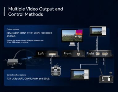 China Moneypro M20KTIR 4K Camera 20x Continuous Optical Zoom EO-IR Dual-sensor Tracking Camera Payload