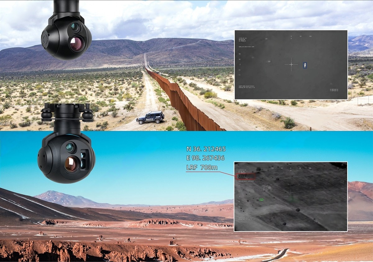 China Moneypro M818 series Micro Prime Lens Dual Sensor Tracking Camera for Surveillance