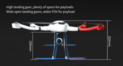 China Moneypro M120 Heavy-lift Small Hexacopter Battery Drone with 1200mm WheelbaseTime