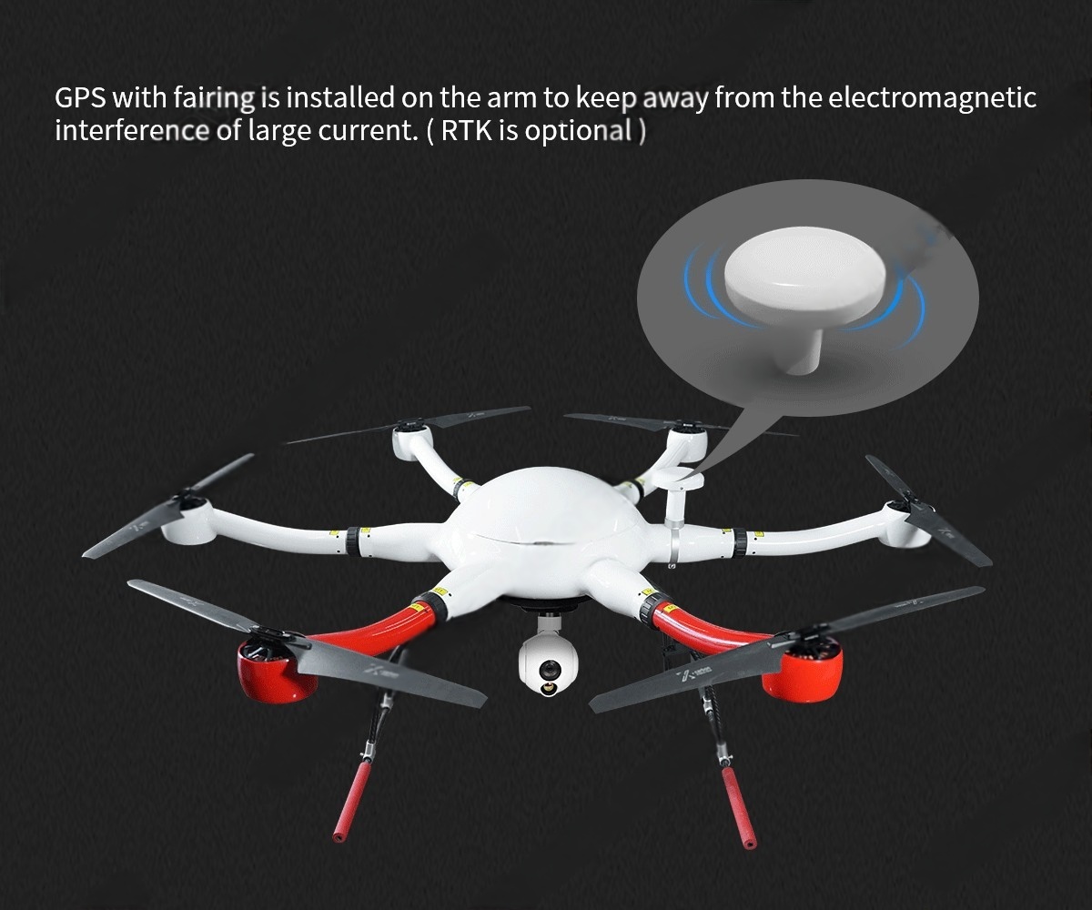 China Moneypro M120 Heavy-lift Small Hexacopter Battery Drone with 1200mm WheelbaseTime