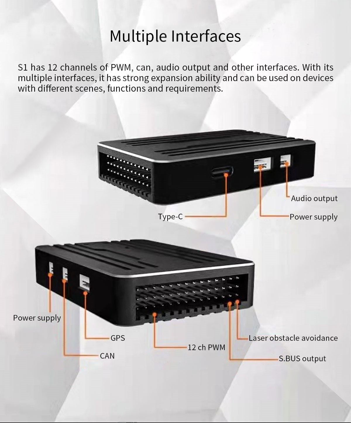 China Moneypro S1 Avionics Control System with Flight Controller and RC in One Extensible Interfaces