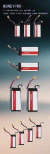 China Moneypro Li-Ion Battery HED Battery 6S 16000 22000 27000 30000mAh Long Endurance