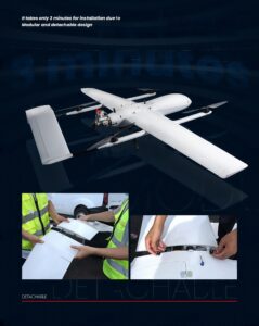 China Moneypro M380 Heavy Lift Hybrid VTOL Fixed Wing with 3.8m Wingspan EFI Engine10kg Load Capacity