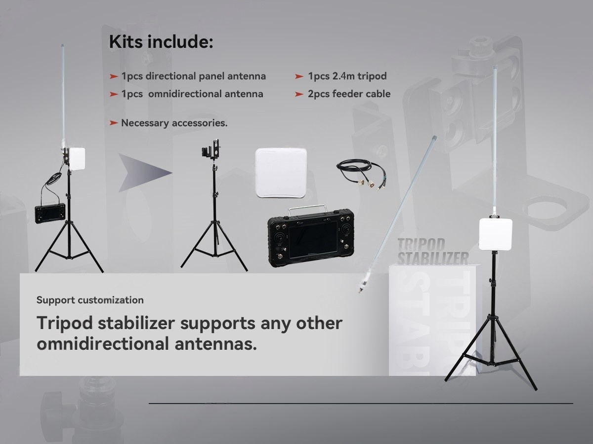 China Moneypro M-2 Singal Enhancement Antenna Tripod Stabilizer Kits for Drone GCS