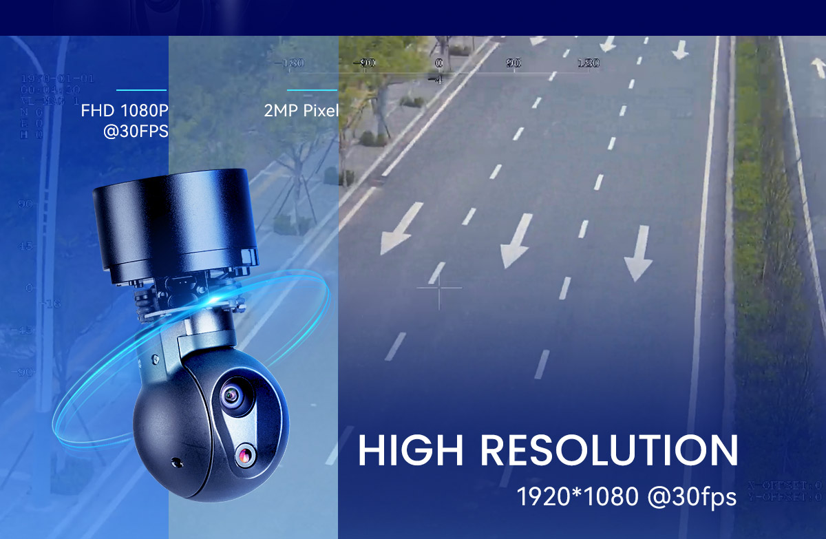 China Moneypro M2 Ultra Light Weight Micro Prime LensDual EO Sensors FHD 1080P Object Tracking Gimbal Camera