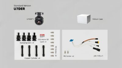 China Moneypro M7DER /M7DE Micro Prime Lens Dual EO/IR Object Tracking Gimbal Camera for Surveillance