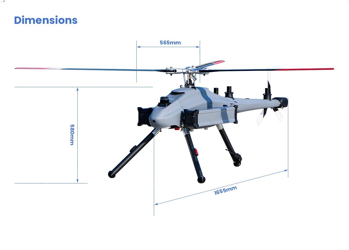 China Moneypro M191 Long Endurance Helicopter High Mobility Enhanced Portability