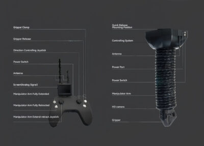 China Moneypro CM10 Pliable manipulator for Drone Contactless Delivery